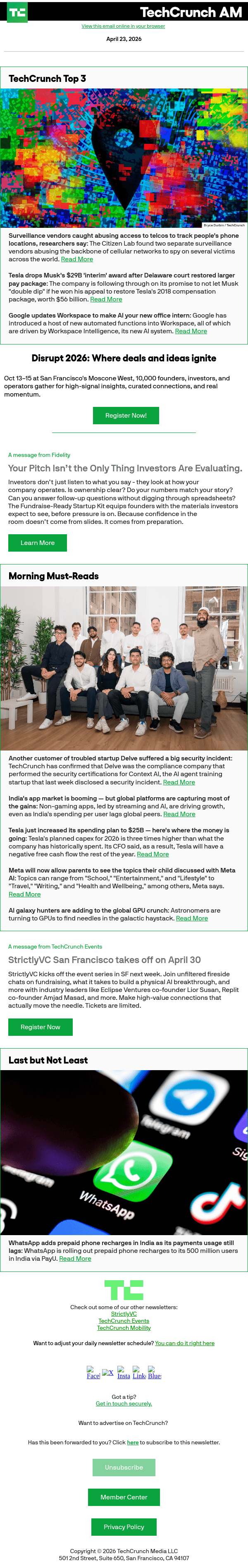 Newsletter preview: Surveillance vendors caught abusing access to telcos to track people's phone locations, researchers say