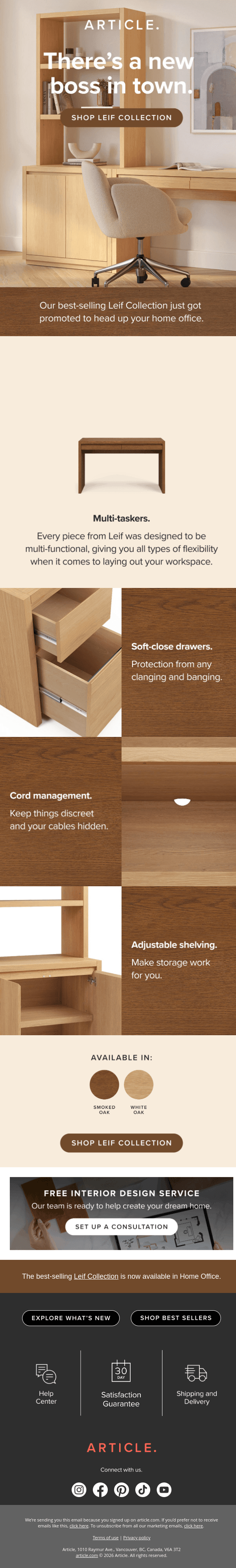 Newsletter preview: New product alert