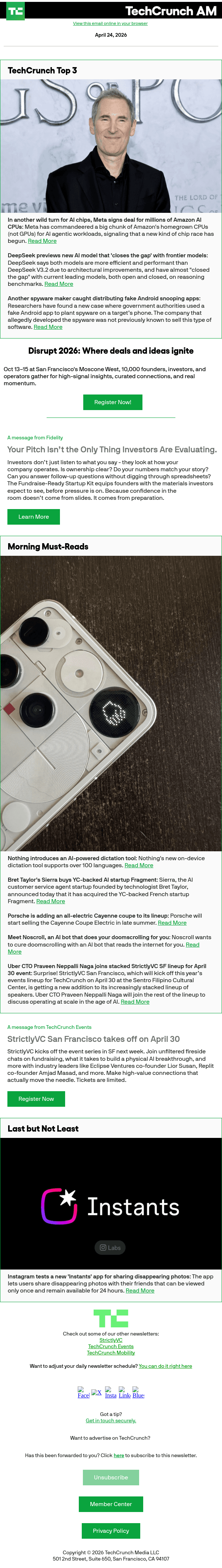 Newsletter preview: In another wild turn for AI chips, Meta signs deal for millions of Amazon AI CPUs