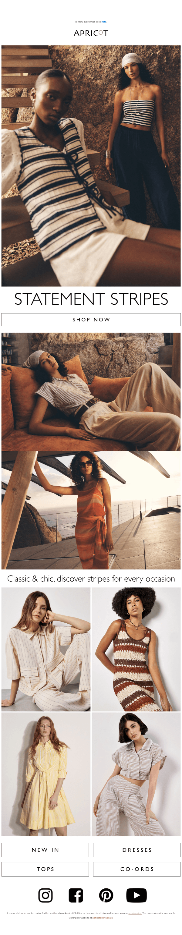Newsletter preview: Summer Stripes - What To Wear Now