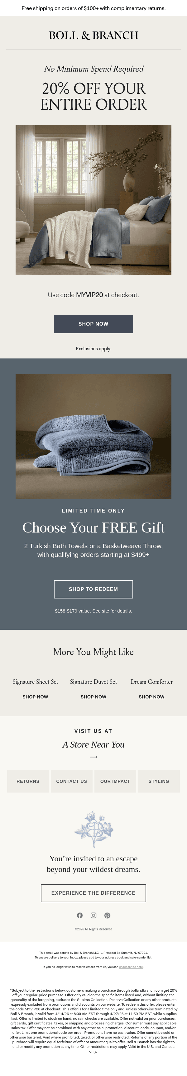 Newsletter preview: Final Weekend: 20% off sitewide