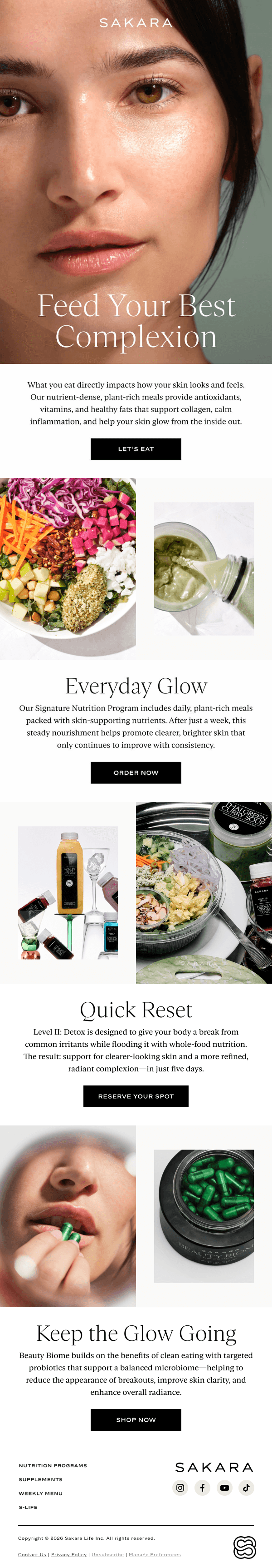 Newsletter preview: 7 Days to Brighter, More Beautiful Skin