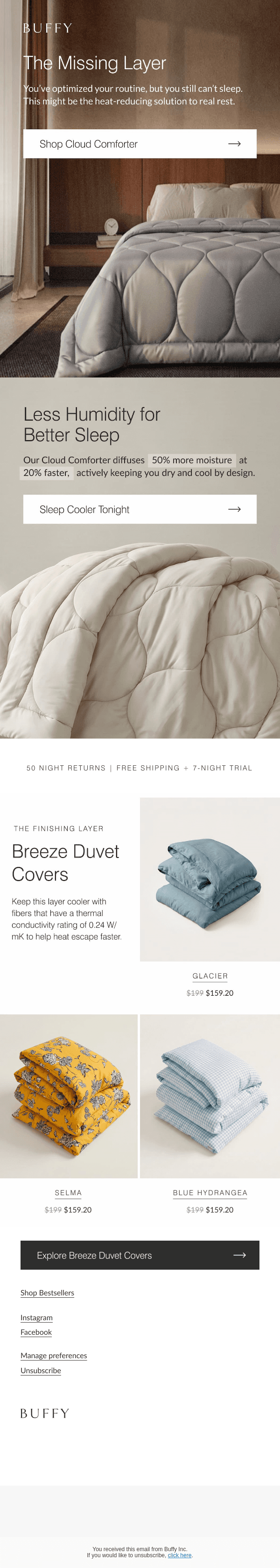 Newsletter preview: Your routine is right. Your bedding might not be.
