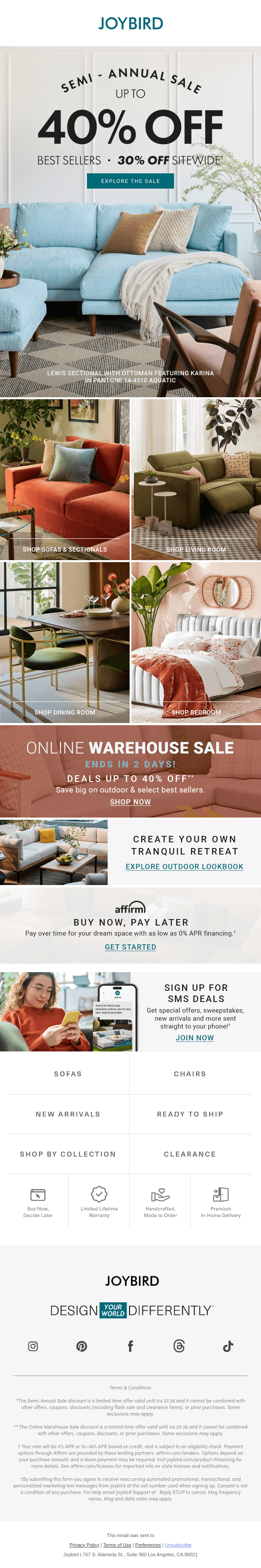 Newsletter preview: ✨ Last chance: Semi-Annual Sale deals