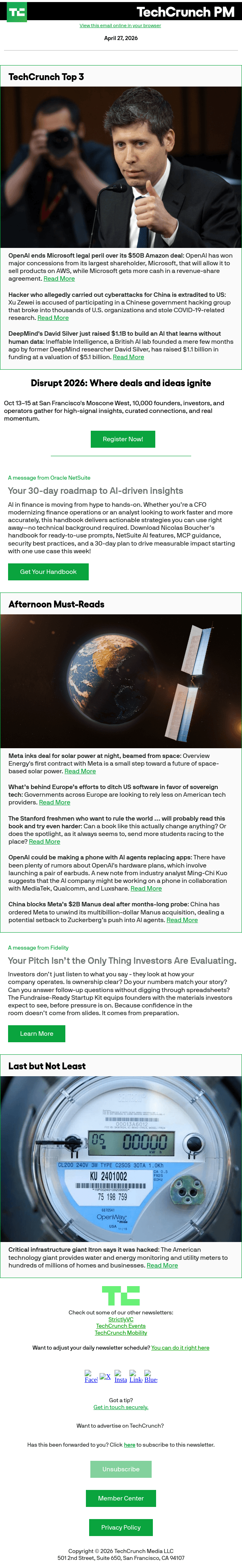 Newsletter preview: OpenAI ends Microsoft legal peril over its $50B Amazon deal