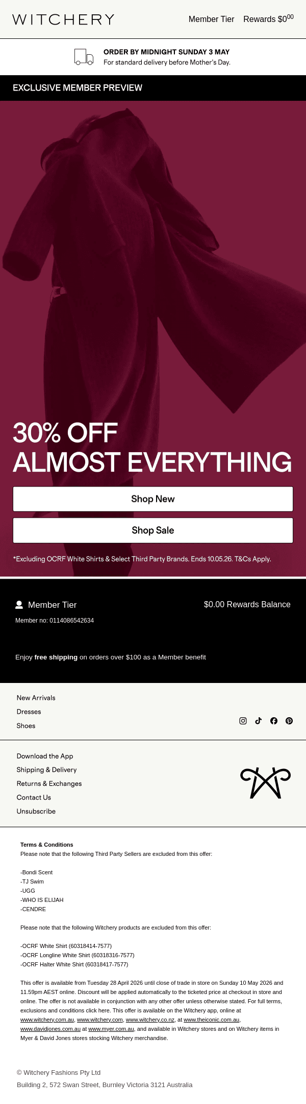 Newsletter preview: Your Exclusive Member Preview