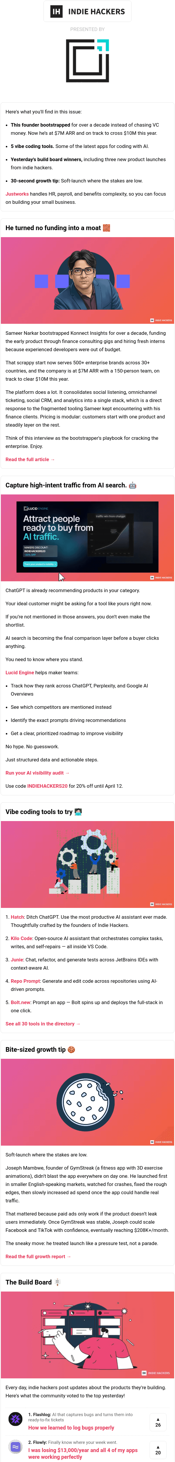 Newsletter preview: 🗞️ What's New: Bootstrappig a $7M ARR enterprise product, invest in yourself, do a low-stakes soft-launch