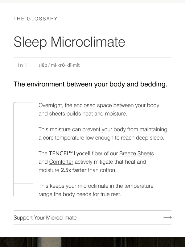Newsletter preview: The Buffy Glossary: The art of a perfect sleep climate