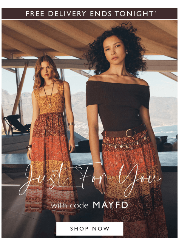 Newsletter preview: Last Chance For Free Delivery!