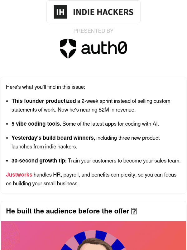 Newsletter preview: 🗞️ What's New: Consulting for $1.7M ARR, old-fashioned coding, customer-led sales