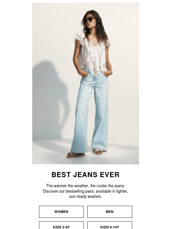 Newsletter preview: Bestselling jeans that make the outfit