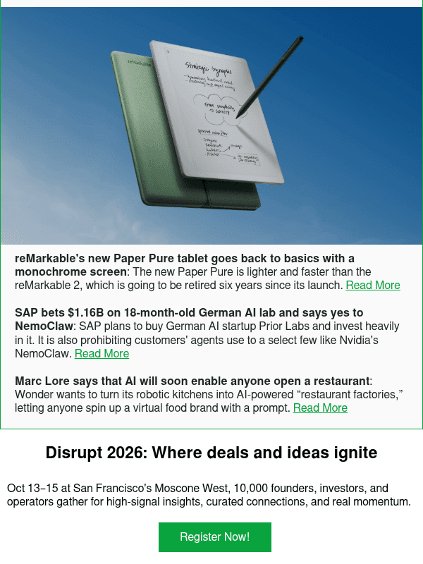 Newsletter preview: reMarkable's new Paper Pure tablet goes back to basics with a monochrome screen