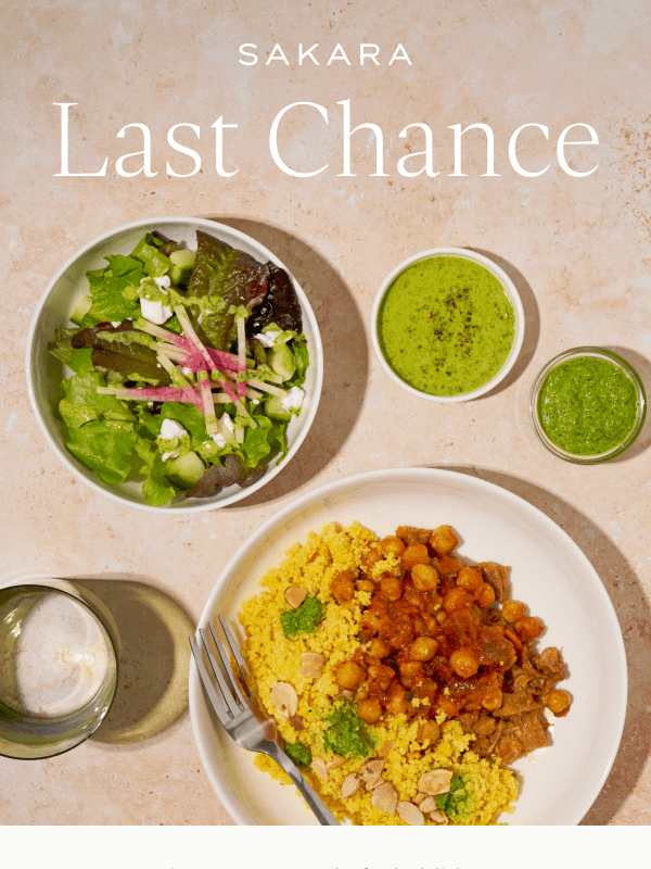 Newsletter preview: Don’t Miss Out on Meals