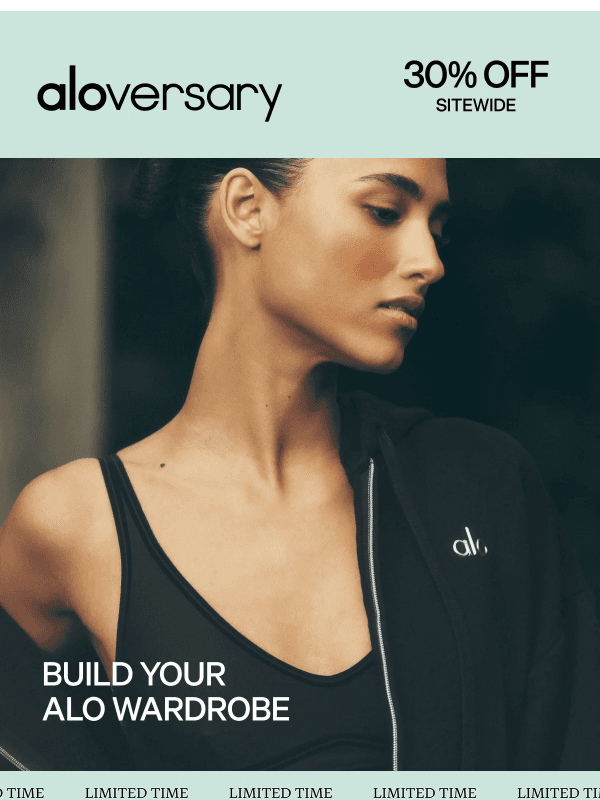 Newsletter preview: Your ALO Starter Pack: 30% Off