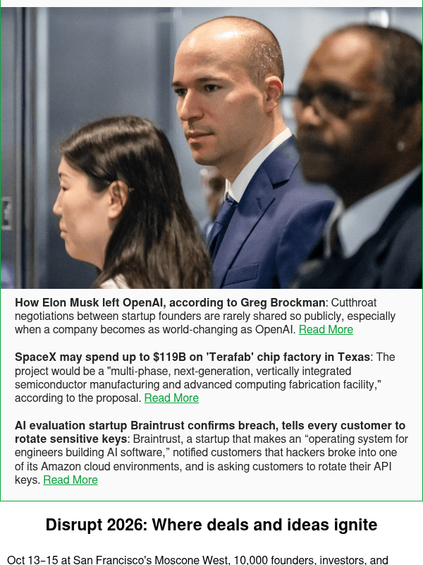 Newsletter preview: How Elon Musk left OpenAI, according to Greg Brockman
