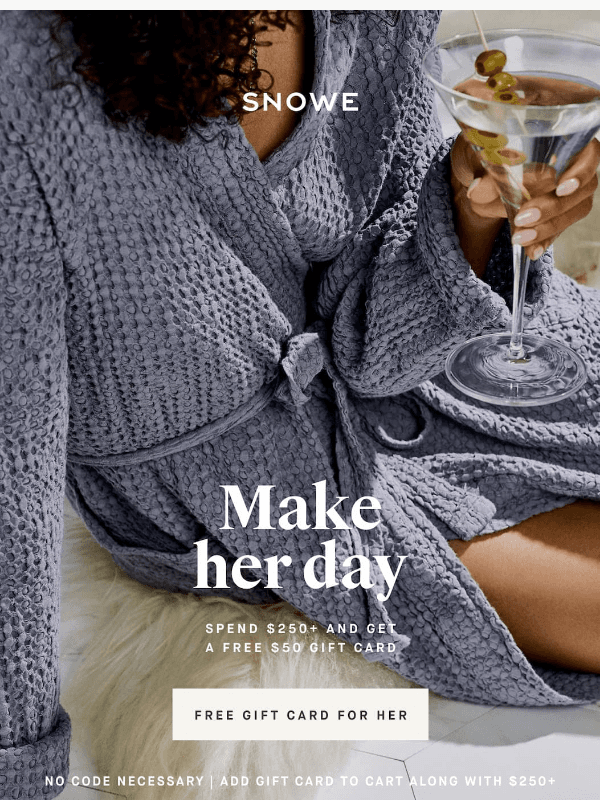 Newsletter preview: Last chance for a $50 gift card