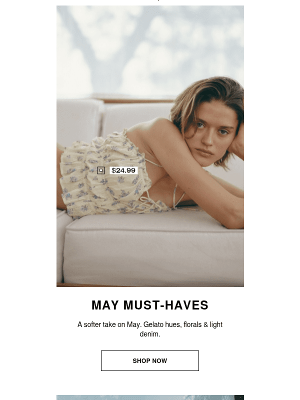 Newsletter preview: May in soft tones