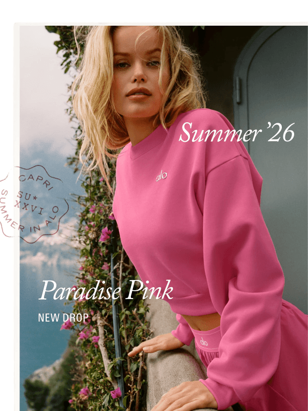 Newsletter preview: New Drop: Paradise Pink