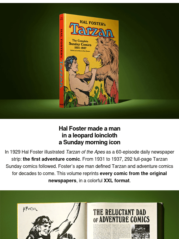 Newsletter preview: Tarzan, King of the Apes and Adventure Comics
