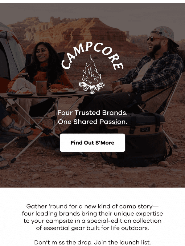 Newsletter preview: Coming soon: your Campcore era awaits ⛺