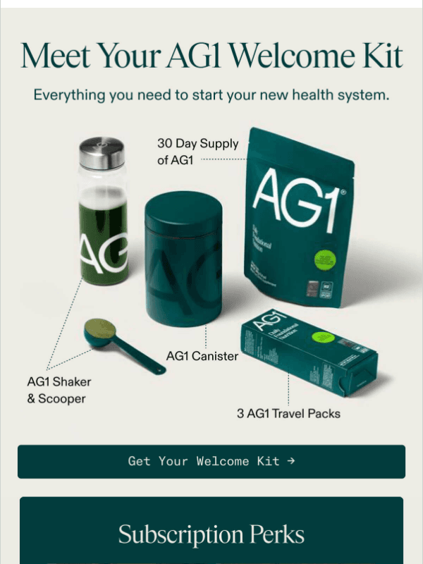 Newsletter preview: Get your welcome kit for wellness success