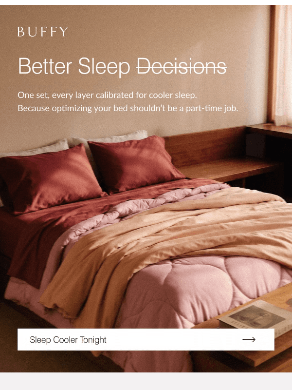 Newsletter preview: This is what a cooler bed actually looks like.