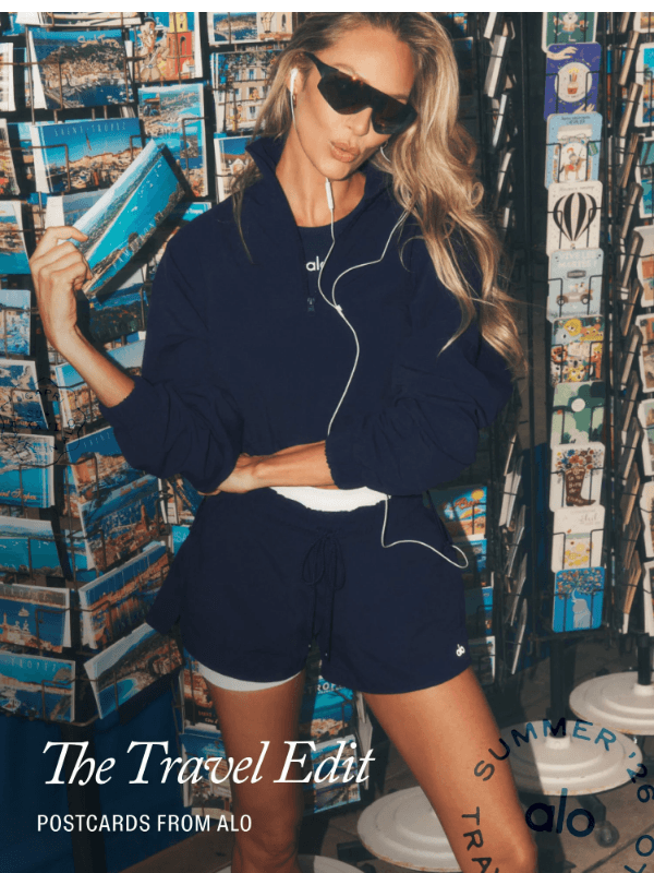 Newsletter preview: Just Launched: The Travel Edit