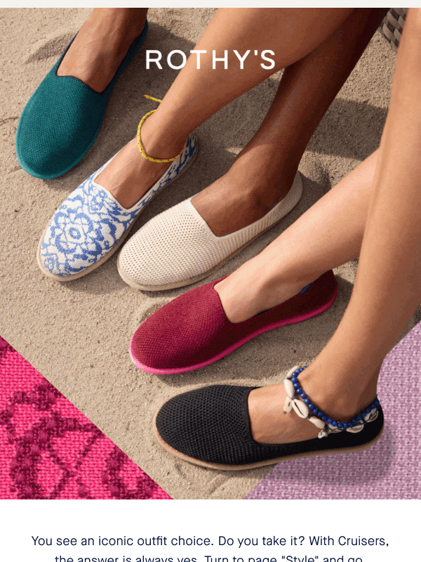 Newsletter preview: The Cruiser. Packs flat. Goes everywhere.