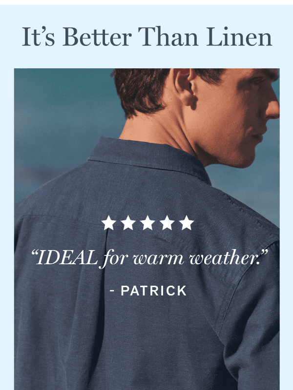 Newsletter preview: The #1 Softest Button-Downs for Summer