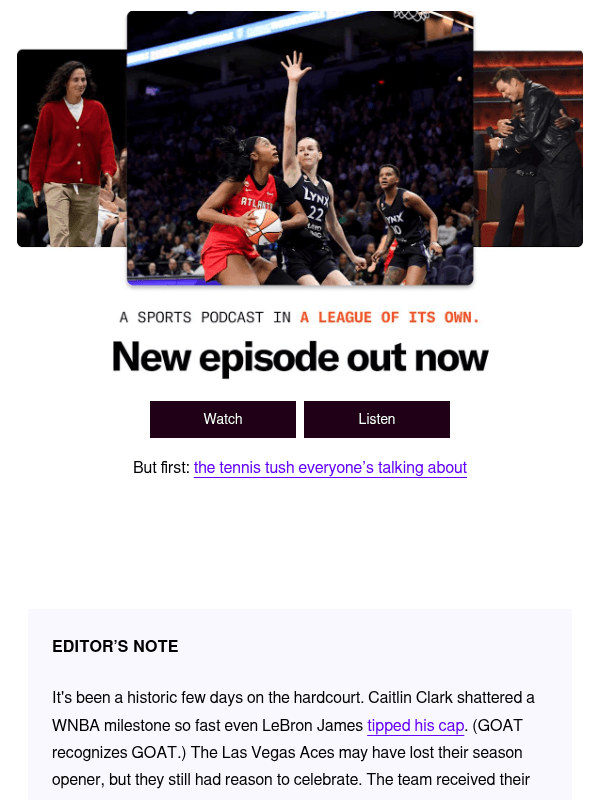 Newsletter preview: Kylie Kelce’s mic-drop moment