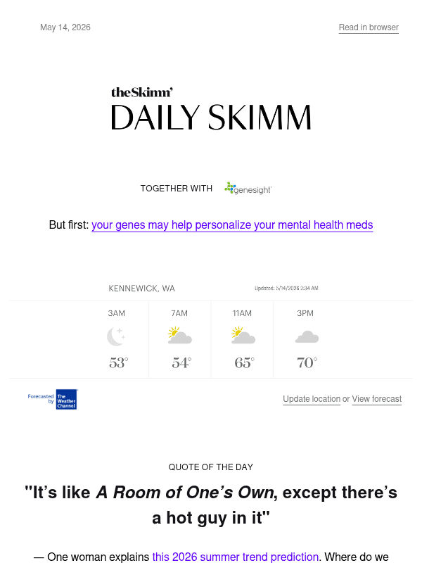 Newsletter preview: And then there was biblical eating