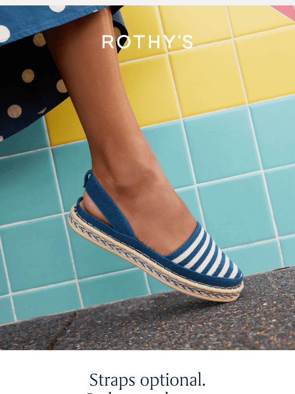 Newsletter preview: One espadrille. Two vibes.✨