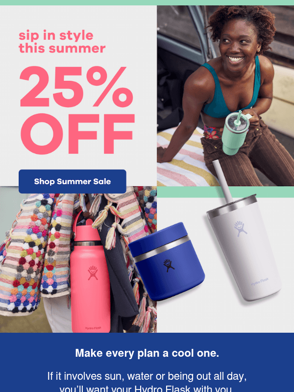 Newsletter preview: 25% OFF SITEWIDE