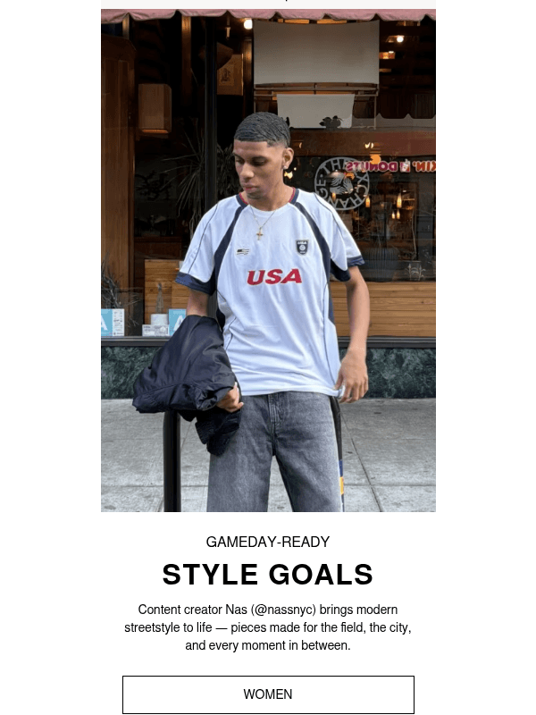 Newsletter preview: These soccer-inspired styles are goals
