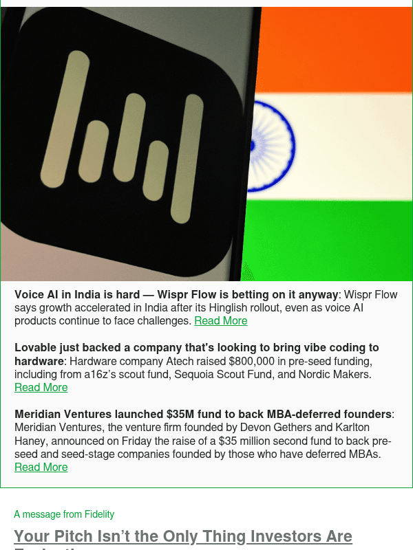 Newsletter preview: Voice AI in India is hard — Wispr Flow is betting on it anyway