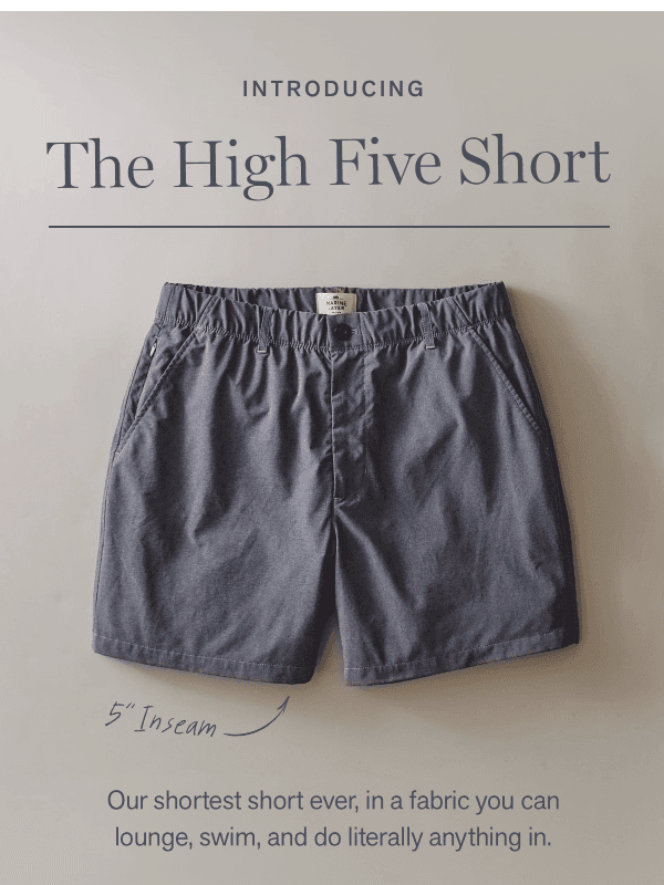 Newsletter preview: The New 5-Inch Short
