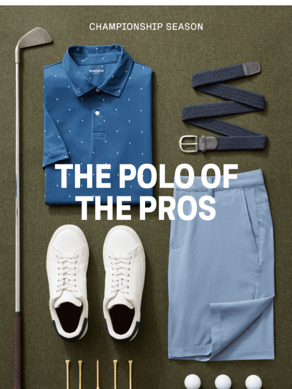 Newsletter preview: The Best Golf Polo in the Game