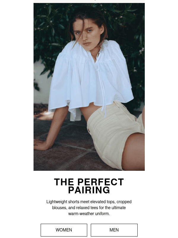 Newsletter preview: Summer style starts with the basics