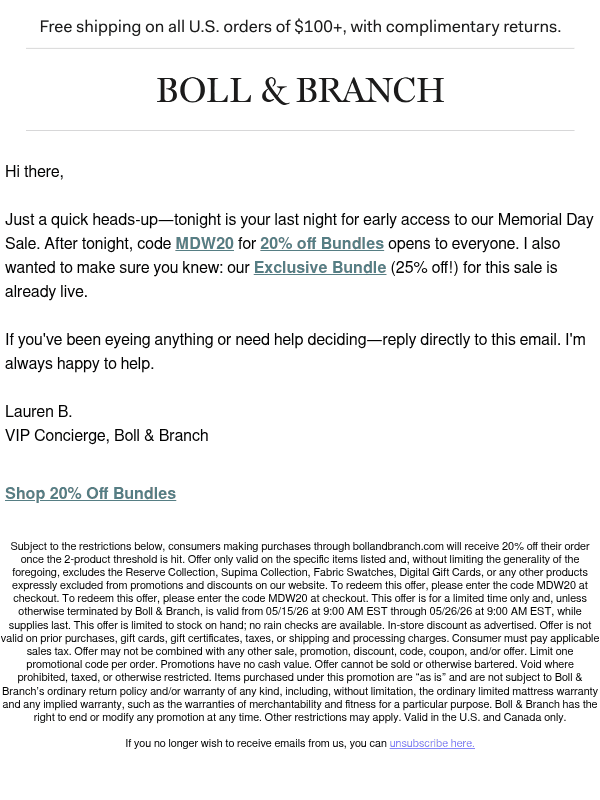 Newsletter preview: Last night for early access