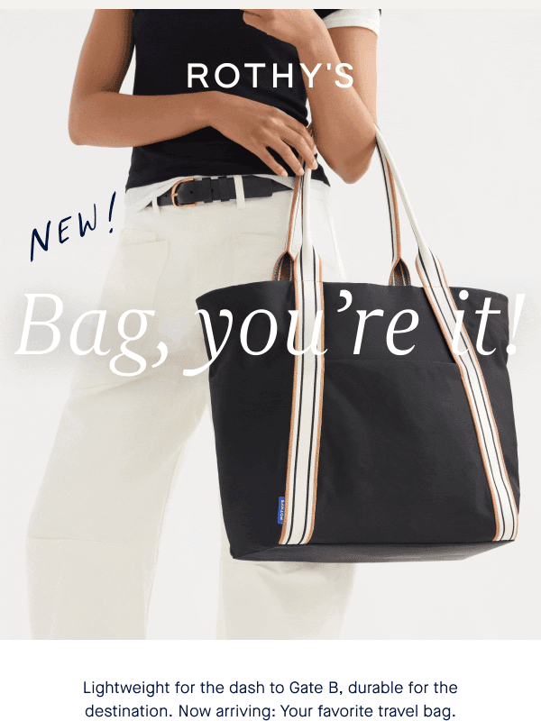 Newsletter preview: Going somewhere? NEW Travel bags. ✈️
