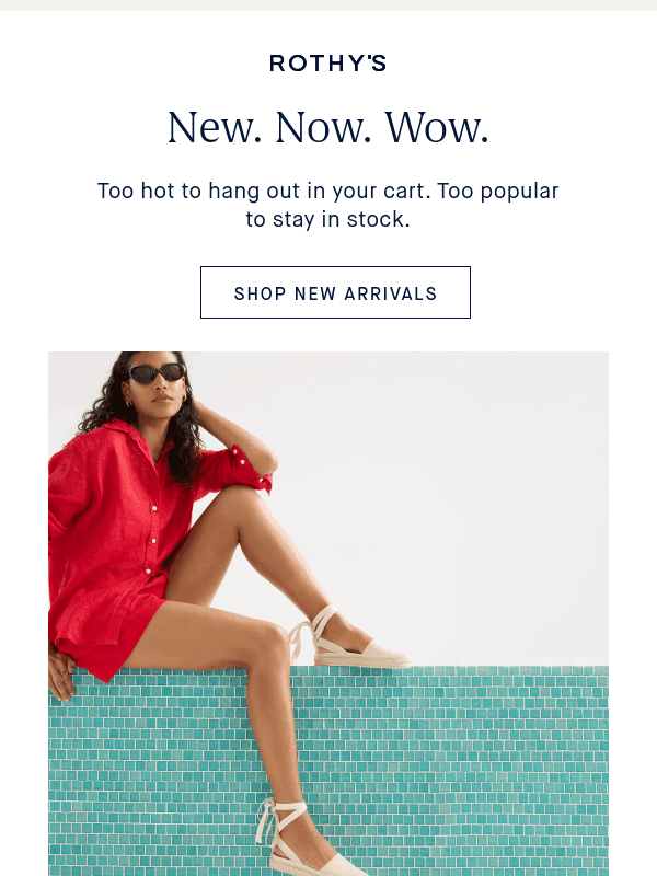 Newsletter preview: Just in. Just for you.