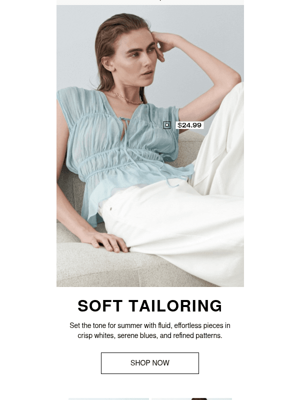 Newsletter preview: Light layers for warm days