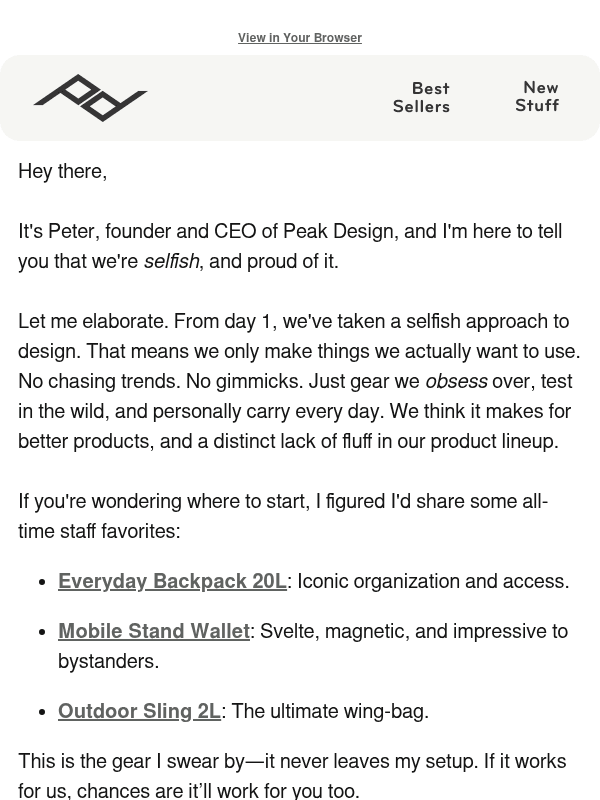 Newsletter preview: If we don’t use it, we don’t make it.