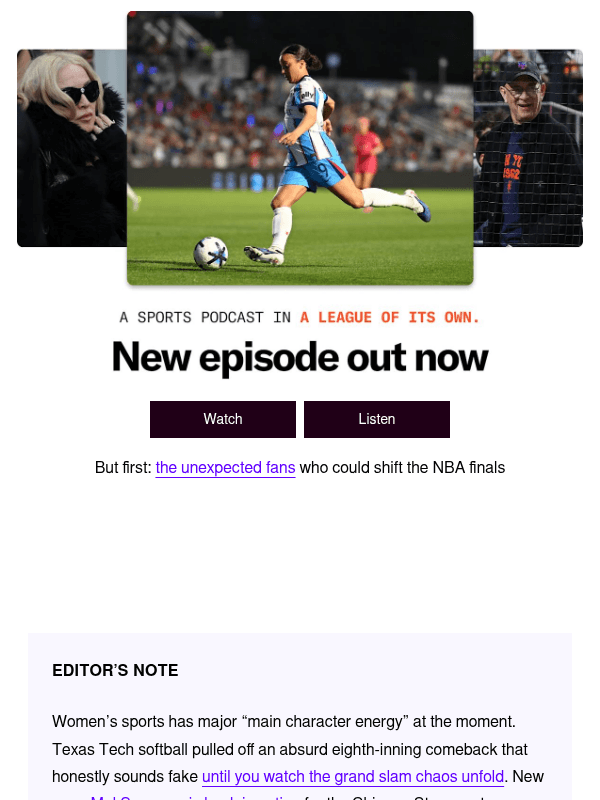 Newsletter preview: A truly offensive move