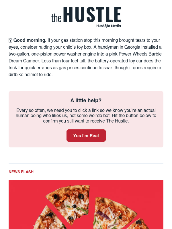 Newsletter preview: 📦  Return to sender