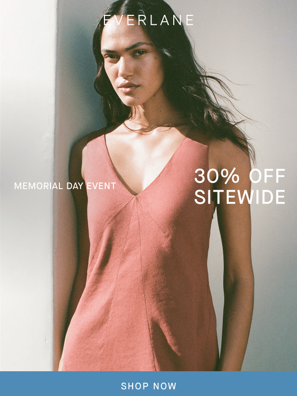 Newsletter preview: 30% Off Linen, For A Limited Time