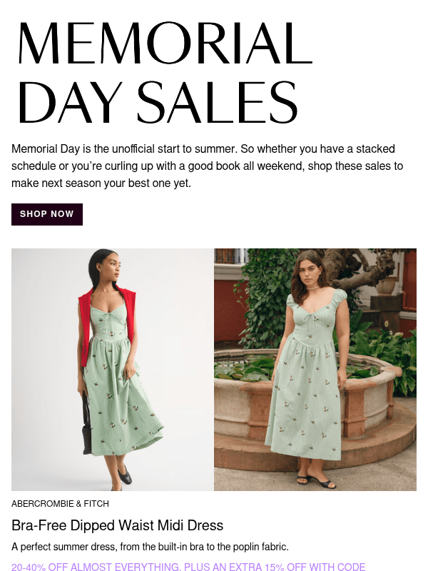 Newsletter preview: Have you shopped these Memorial Day sales yet?