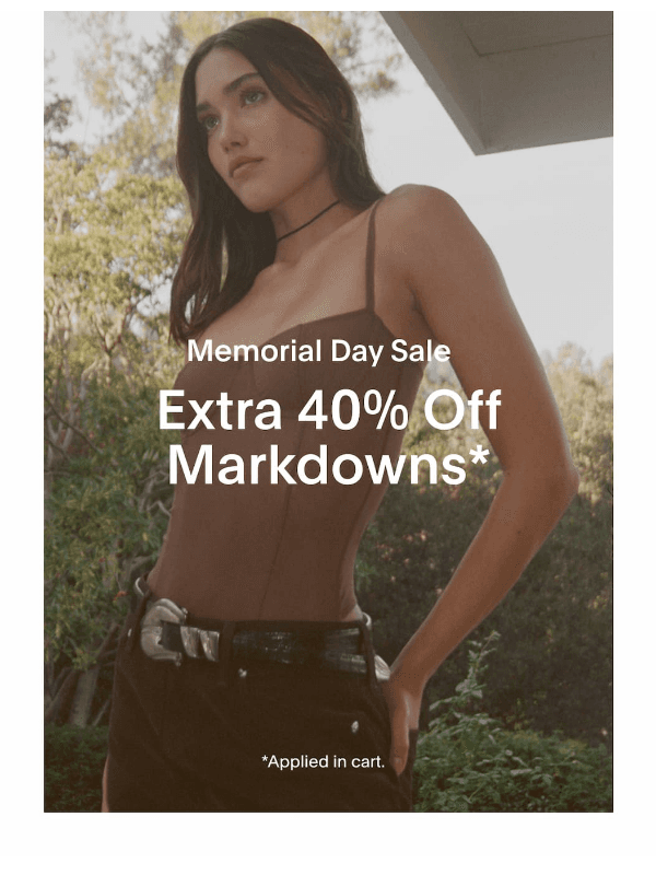 Newsletter preview: Top summer outfits, now on sale