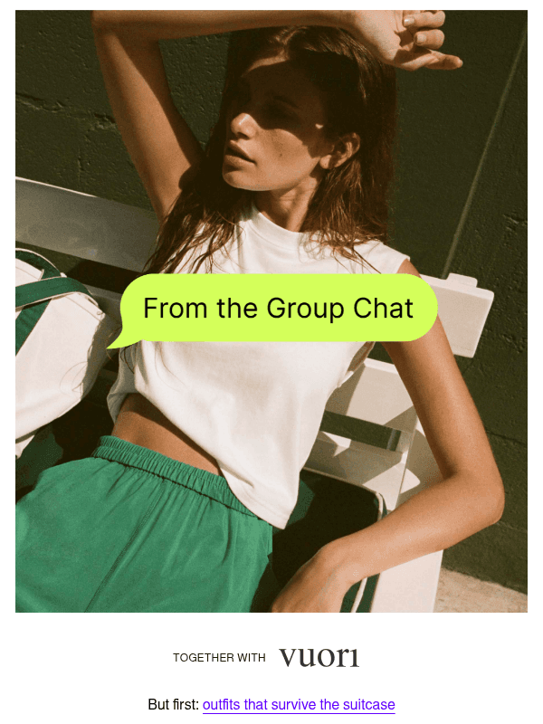 Newsletter preview: Stop Committing This Group Chat Sin 😬