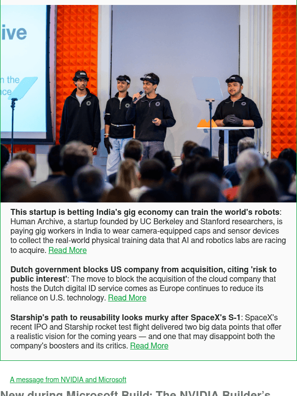 Newsletter preview: This startup is betting India's gig economy can train the world's robots